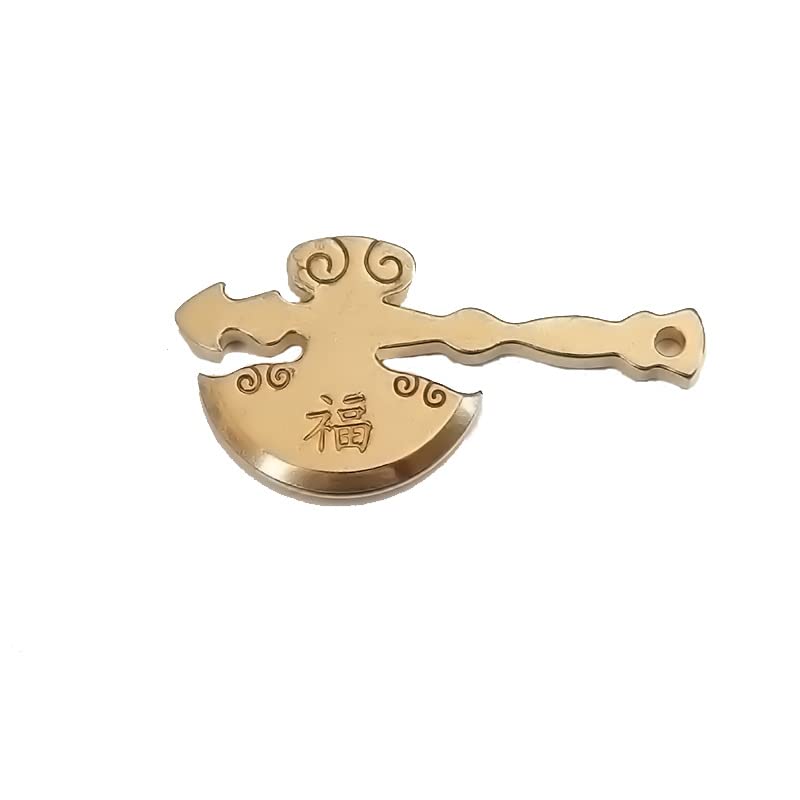 Amazon.com: Brass luck mascot pendant Copper exorcism Amulet