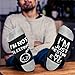 Dealswin Gifts for Dad Funny Socks: Birthday Gifts for Men Husband Garandpa, Christmas Stocking Stuffers idea, I'm Not Sleeping I'm Just Resting My Eyes Socks, White Elephant Gift for Adults