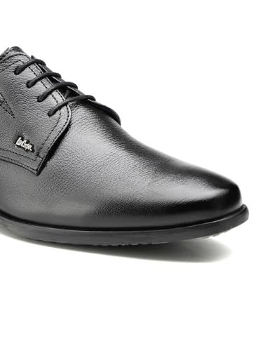 Image of Lee Cooper LC2157B3R Men's Leather Derby Formal Shoes | Lightweight, Comfortable & Stylish Lace-Ups for Office, Business