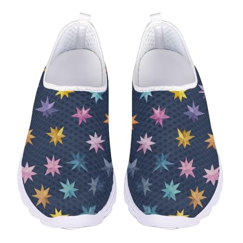 MARSVOVO Summer Womens Athletic Shoes Breathable Non Slip Comfortable Sneakers Slip On Walking Shoes3