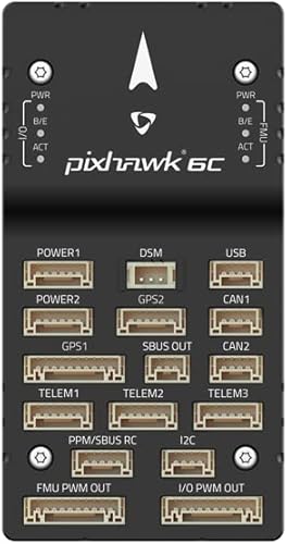 Miniatura 3 de Holybro Pixhawk 6C Control de vuelo para cuatro ejes Multi-eje ala fija FPV Drone PX4 PIX4 Pixhawk4 actualización (PM07+M8N)