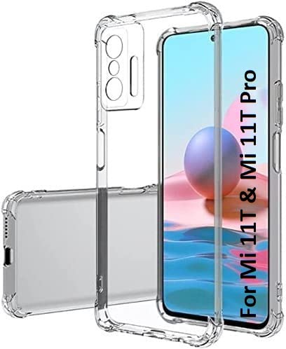 MOBIFUSE for Xiaomi Mi 11T/ 11T PRO Shockproof Tranparent Back Cover with Bumper Corner (TPU|Transparent) (B0BZSMV5XM) Amazon Price History, Amazon Price Tracker