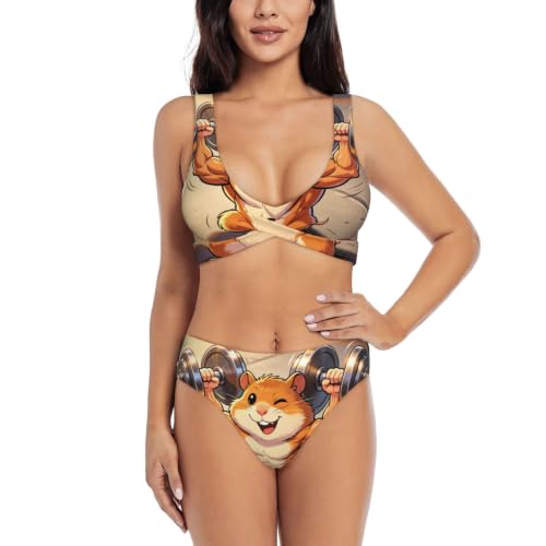 Ensemble bikini croisé idéal pour vos journées farniente à la plage