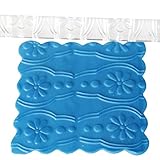 Phefop Acryl-Nudelholz mit 28 Mustern, FDA-Acryl-Teigroller mit Bequemem Griff für Gebäck, Kekse und Nudeln, Leicht und Kompakt Zum Backen zu Hause (51021 Drucken)