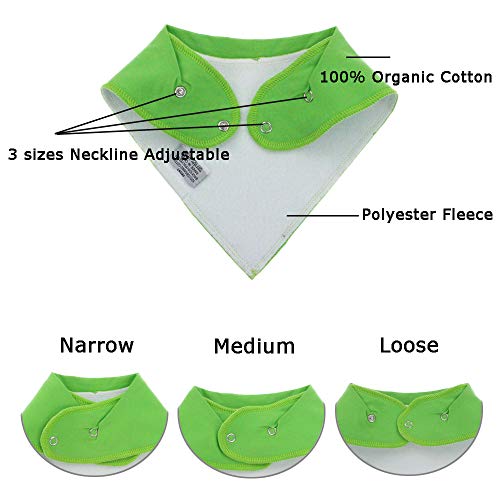 Twinor 10 Pack Baby Bibs Plain Baby Bandana Drool Bibs For Drooling And Teething, Super Absorbent&Soft Bibs For Baby Boys And Girls #TOP3