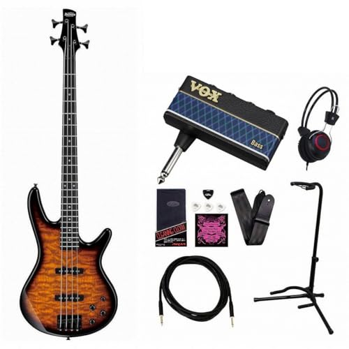 Ibanez / GSR280QA-TYS Transparent Yellow Sunburst ジオ アイバニーズ VOXヘッドホンアンプ3付属エレキベース初心者セットR