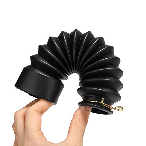 WSTERAO Gummi Gabel Cover Gamaschen Motorrad Faltenbalg, Paar Motorrad Gummi Front Gabelschutz Gamaschen Stiefel Gamasche