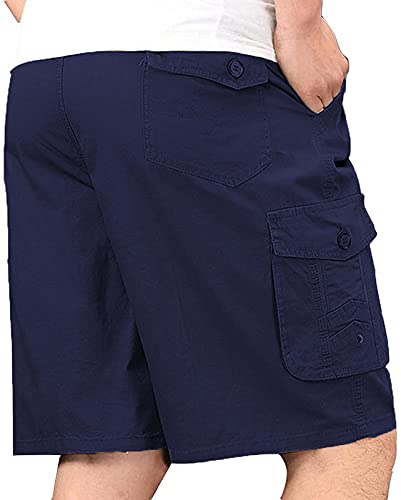 Image of ROL Men's Cargo Shorts (reo menp.cottoncargoshorts navy M Navy Blue M)