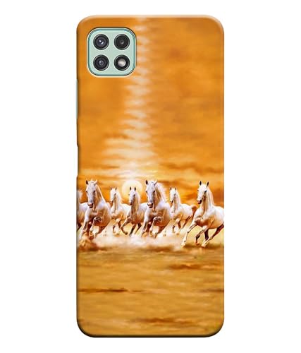Image of Horse Running Painting Printed Hard Back Case Cover Compatible for Samsung Galaxy A31 (Multicolor) - D1667