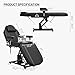 ABTSalon Electric Tattoo Chair Bed Esthetician Motorised Height Adjustment Facial Bed for Client, Professional Beauty Spa Chair Massage Table for Lash Extensions