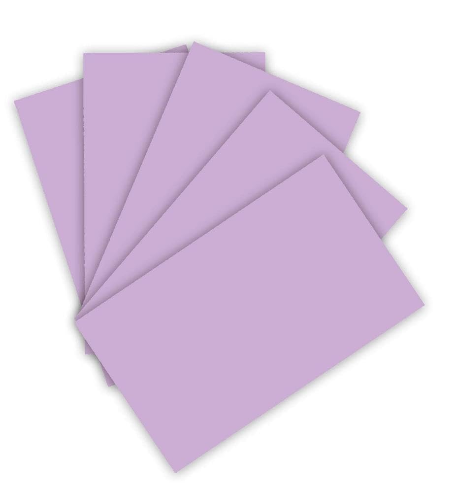 folia 6331 Coloured Paper 130 g/m², Coloured Drawing Paper in Purple, DIN A3, 50 Sheets, as a Basis for Numerous Crafts