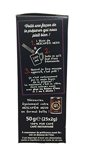 Nescafe Instant Coffee Sticks 25 stick 1.76oz (Nes)