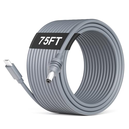 Image of Starlink Mini Cable, 75FT Extra Long Starlink Mini USB C to DC Power Cable 100W USB Type C to DC Charging Cable Waterproof Replacement 18AWG 23M