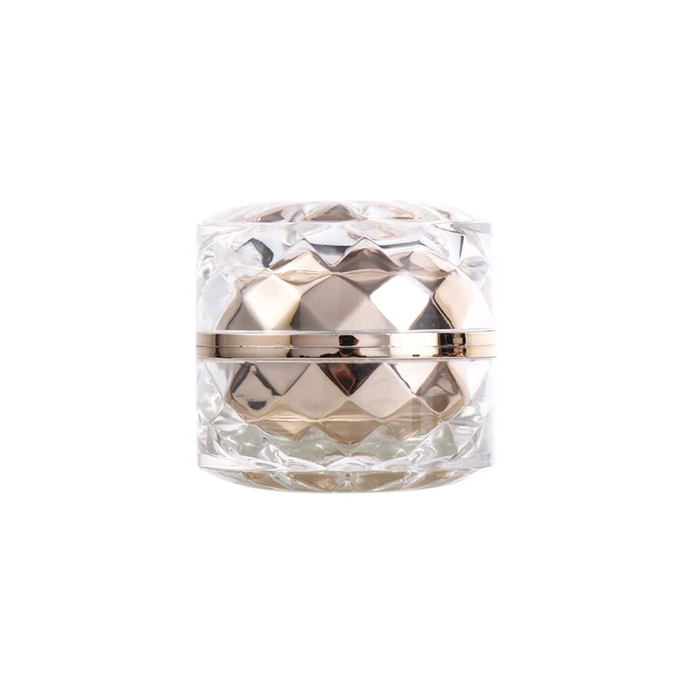 5g Mini Empty Refillable Plastic Creams Jar Diamond Shaped Cosmetic Sample Container Jar Pots for Eye Cream Lotion