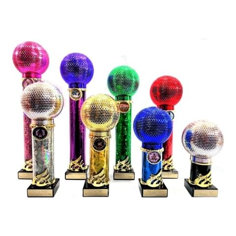 County Engraving Personalised Glitter Ball Trophy Cover
