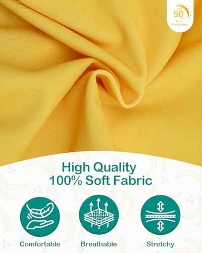 Image of CuteBone Dog Dress for Small Dogs Girl, Banana Summer Dresses with Bow & Ruffle Sleeve, UPF50+ Sun Protection, Cute Pet Clothes for Puppy for Birthday Wedding Party Beach ZSFX03L