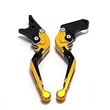 Produkttyp: Seile, Kabel LIBEI Motorradhebel kurz Einstellbare CNC Klappbar ausziehbar Motorrad-Bremsen-Kupplungs-Hebel gepasst for Honda CBF 600 SA CBF 600 2006 2007 2005 2004 Kupplungshebel (Color : O)