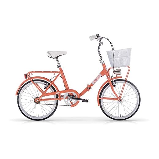 MBM Angela 20' Acc PIEGH S/CAM, Bicicleta Unisex Adulto, Salmón A52, XX