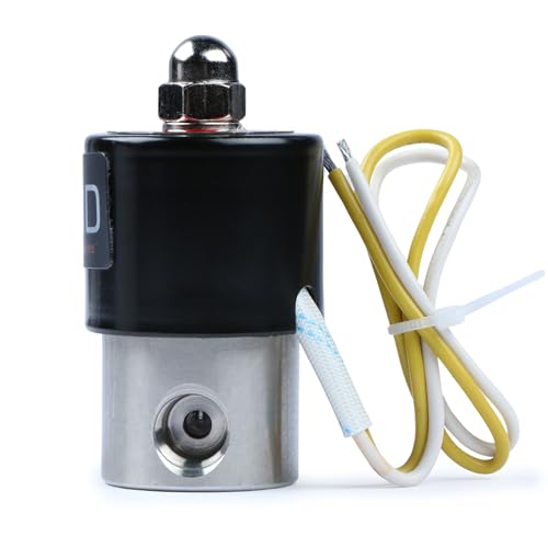 U.S. Solid USS2-00066 1/4Inches Stainless Steel Electric Solenoid Valve 110Vac Normally Closed Viton thumb #2