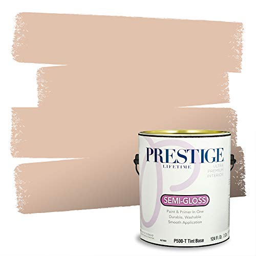 PRESTIGE Interior Paint and Primer in One, Sandy Cove, Semi-Gloss, 1 Gallon