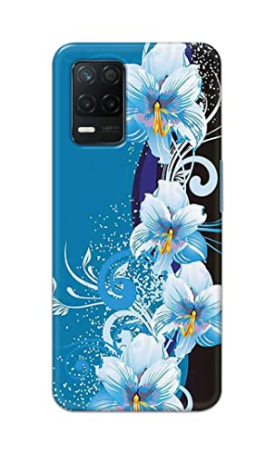 Image of PRINTFIDAA Beautiful Floral Design Printed Designer Hard Case for Realme 8 5G / Realme Narzo 30 5G / Realme 8S 5G / Realme V13 5G Back Cover -(e) RPM1006