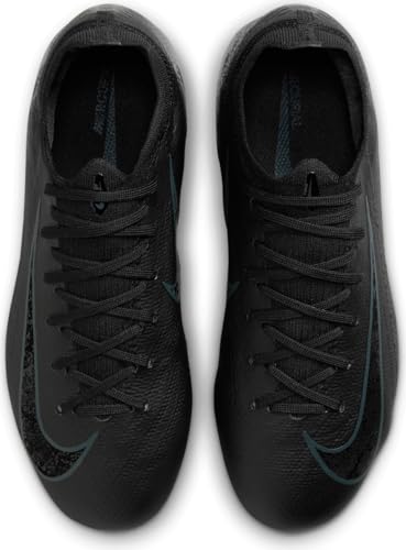 Nike Jr. Mercurial Vapor 16 Pro Little/Big Kids' FG Low-Top Soccer Cleats (HF5448-002, Black/Deep Jungle/Black) Size 2.54