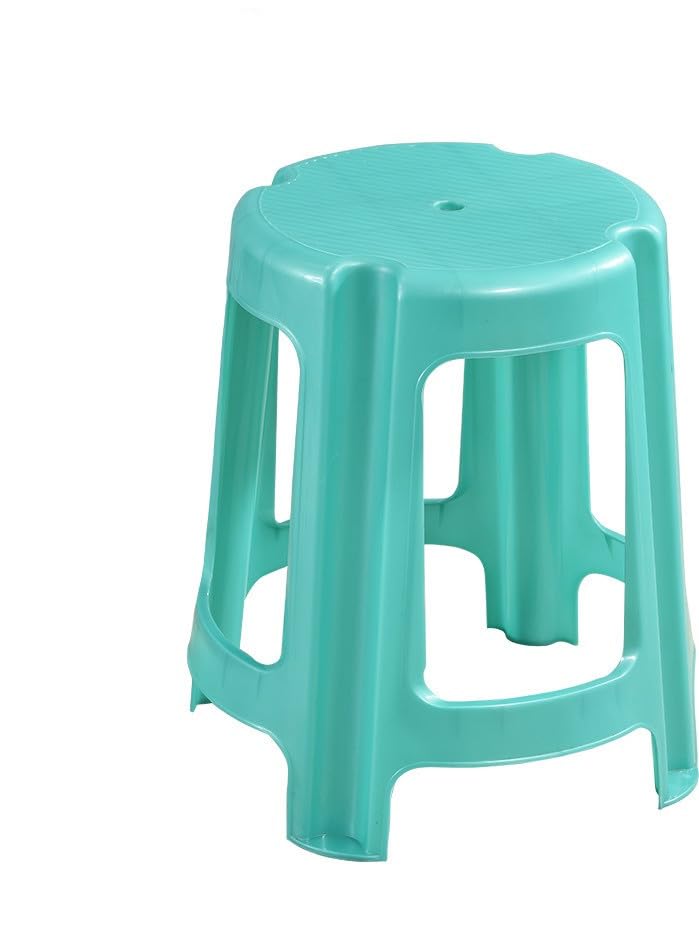 Furniture Palstic Round Stool for Indore, Outdoor & Cafeteria (Finish Color-Green, Pre-Assembled)-image-49
