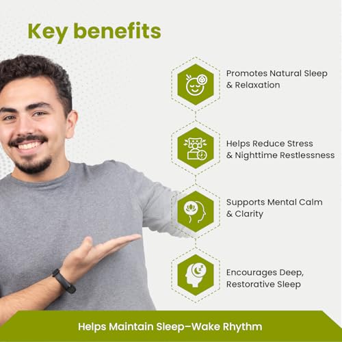 Image of Green Milk Insopex Sleep Tablets | Natural Sleep Support Supplement | Fall Asleep Faster, Deeper & Longer | Non-Habit Forming | With Melatonin, Valerian Root, Magnesium, L-Theanine & Brahmi | Stress & Anxiety Relief | 10 Tablets (Pack of 10)