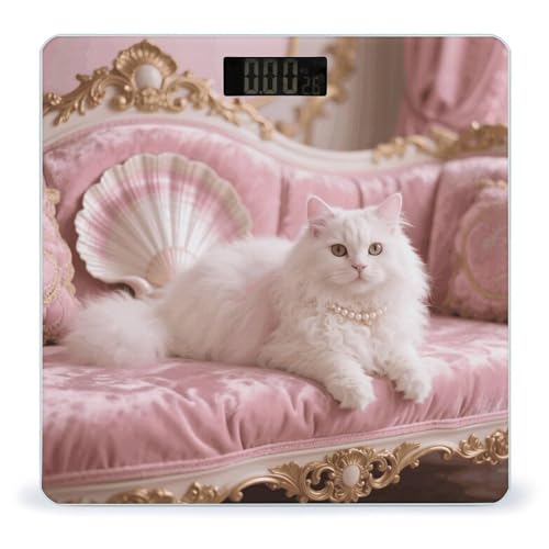 Balanza digital Persian Cat para baño 400 lb miniatura 1