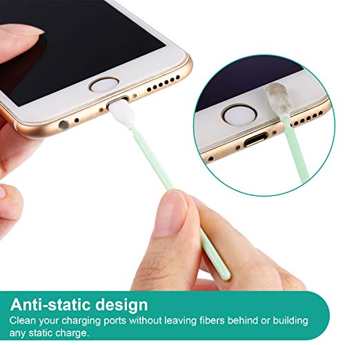 Jovitec 12 Piece Cell Phone Cleaning Kit, USB Charging Port, Headphone Jack Cleaning Kit and Dust Plug, Compatible with iPhone, Samsung   , LG, Huawei and Other Android Devices