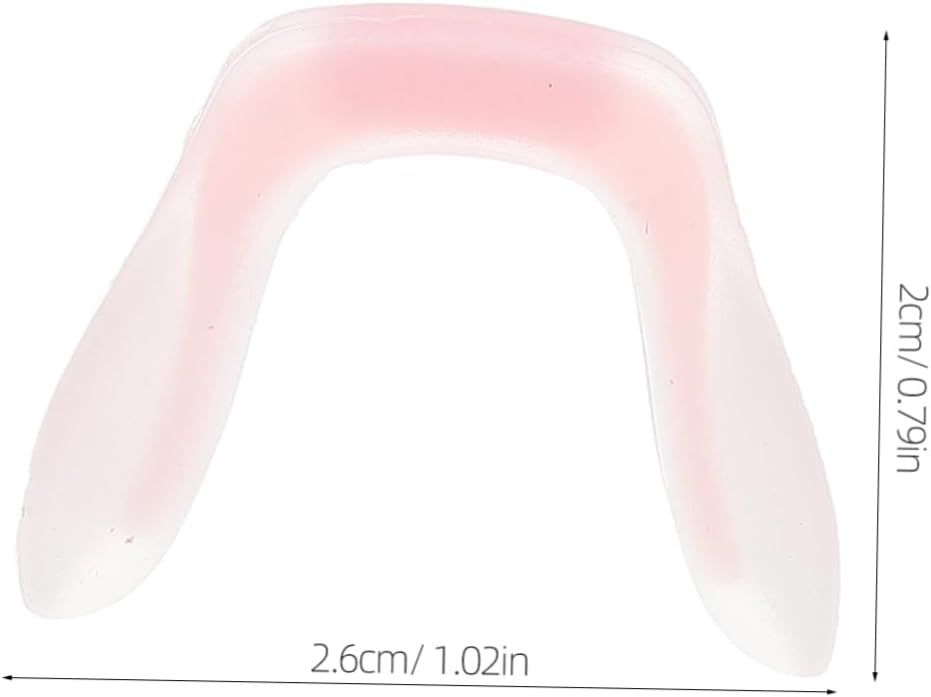 2pcs Silicone Nose Pads for Eyewear Non-slip Glasses Nose Pads Replacement for Boy Girl Adults Soft for Eyeglasses