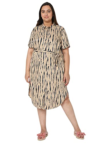 Image of Vero Moda Women's Midi Viscose Shift Dress