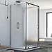 Produktbild Idralite Sintesi Trio 1 Tür 3-seitige Duschkabine 80x100x80 ÖF. 100 cm H185 Strukturgl