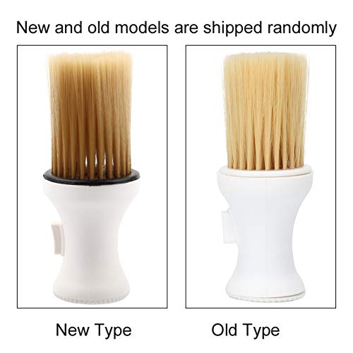 Barber Brush Neck Duster Hair Cutting Neck Duster Powder Duster Brush Soft Hair Neck Duster Hairdressing Powder Storage Styling Dust Cleaning Brush(Black) - Image 2