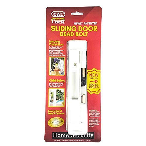 CAL Double Bolt Lock Sliding Patio Door Locks Child Proof Sliding