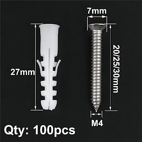 Qrity 100 Pezzi Tasselli per Cartongesso, Tasselli...