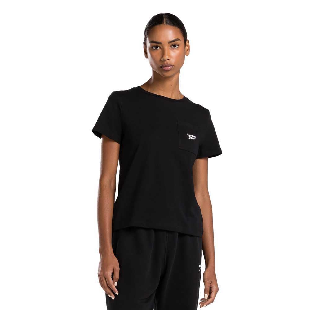 Reebok Women's Black Identity Small Logo Tee