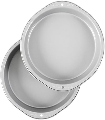 Recipe Right Non-Stick 9-Inch Round Cake Pans Set, 2-Piece, Steel