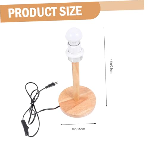Base de lampe de bureau bois stable Cabilock pour eviter la chute de lampe de table