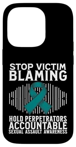 Support Sexual Assault Awareness Gifts Women Men Teal Ribbon �X�}�z�P�[�X iPhone 14 Pro �p