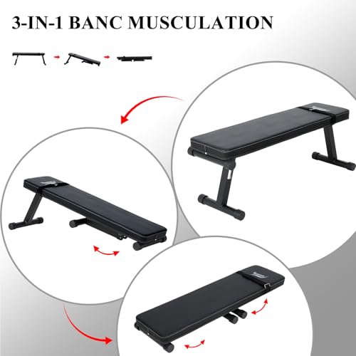 Banc de muscu inclinable réglable pour éviter le mal de dos à la maison - 2