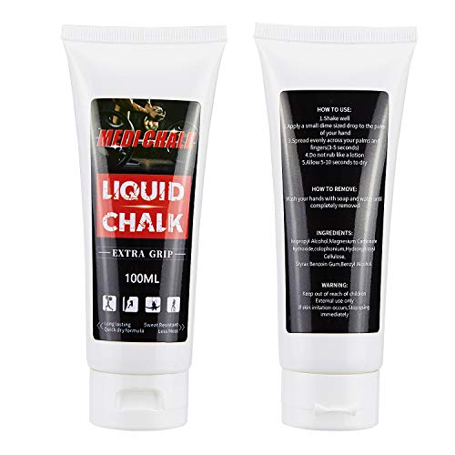 Togear Liquid Chalk MEDICHALK, Sports Chalk, Hand Grip Chalk,Weightlifting Chalk,Gym Chalk,Work Out Chalk for Cross Training, Powerlifting,Pole Dance(100ML)