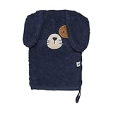 PIPPI Unisex Kinder Wash Cloth berwurf fr Schwimmbekleidung, Kleid Blues, 14X21CM