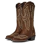 Ariat Casanova D Toe Western Boots (Toddler/Little Big Kid), Distressed Brown, 12.5 US Unisex
