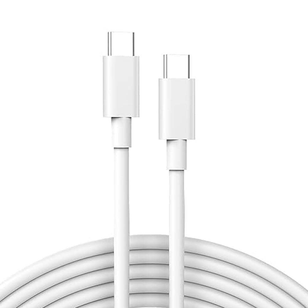 MORUS OJOS USB-C to USB-C (3.3ft) Fast Charging Cable 3A USB Type C Compatible with iPhone 15/15 Pro/15 Plus/15 Pro Max/iPad Pro/iPad Air/MacBook Pro/MacBook Air/Sam sung Galaxy S22/21, White (B0CTFCR3X3) Amazon Price History, Amazon Price Tracker