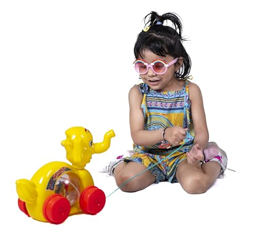 Image of ToyBharat My Friend Ganesha is a Colourful Pull-Along Travel Toy for Toddlers Aged 1-6. Safe, Non-Toxic, and Designed for Indoor and Outdoor Fun, it Encourages Movement, Learning.