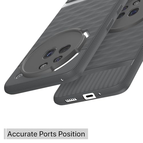 Image of Amazon Basics Back Cover for Nothing Phone 3a Pro 5G | Full Camera Protection | TPU Soft Flexible Shockproof Bumper Case(Grey)