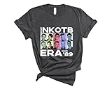 NKOTB Rock Concert T-Shirt, 90s Boy Band Music Shirt, Vintage Style NKOTB Tour Graphic Tee, Casual Rock Band Tee (Dark Grey, Adult Large)