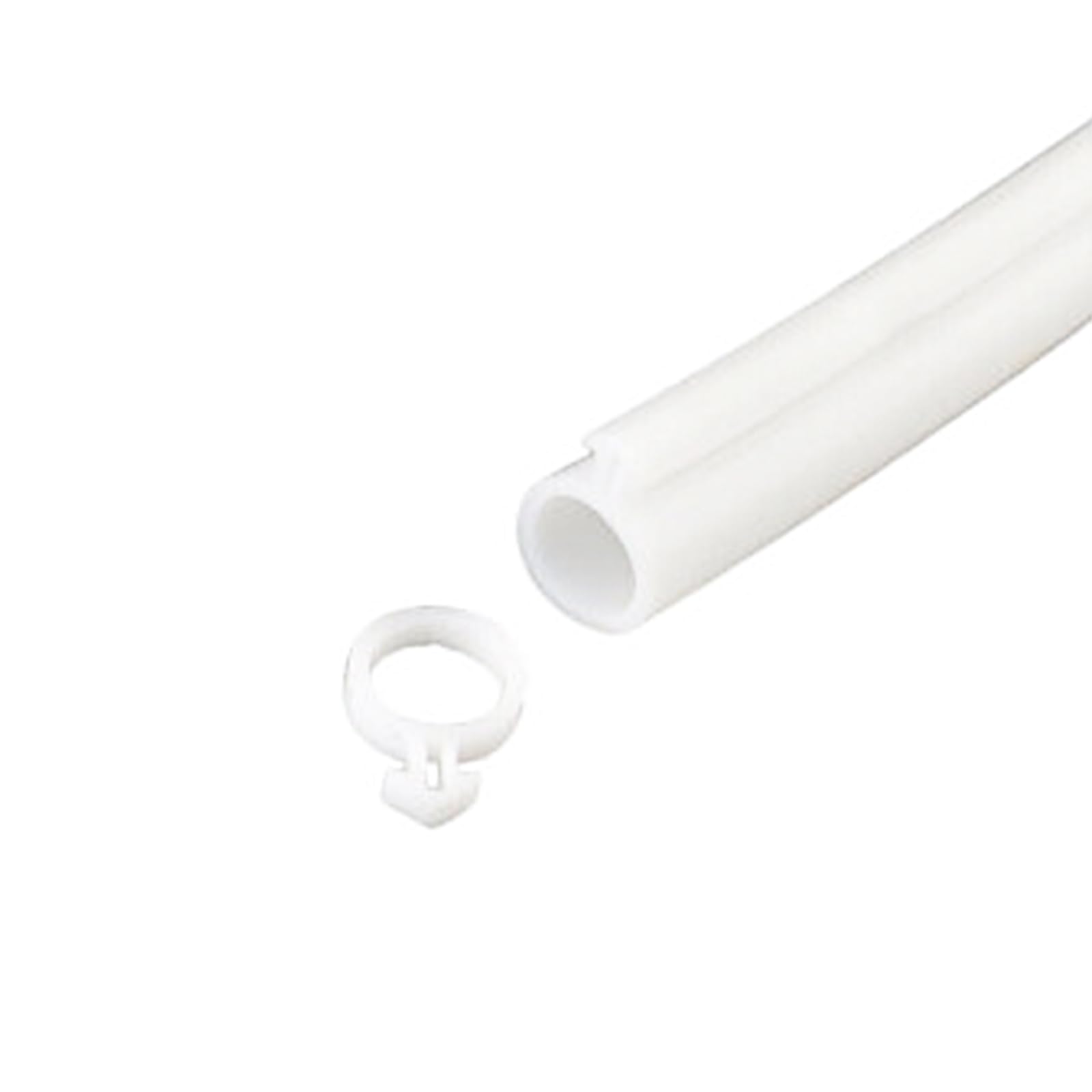 Guarnizione per finestra tipo O, 10 m, guarnizione per porta, balcone, lucernario, parabrezza, finestra in plastica (bianco, 9 mm), WEISS-9MM