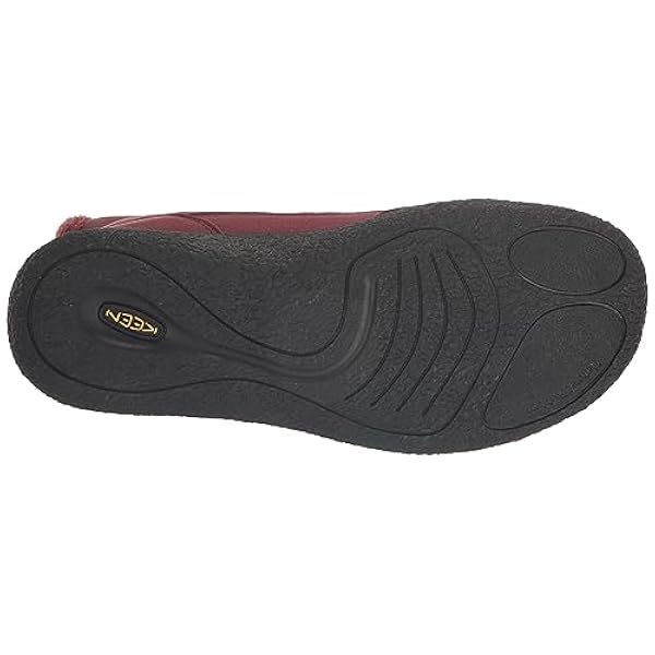 KEEN Howser pantoffel, inklapbaar, warm, voor binnen en buiten, comfortabel dames Chukka-laars